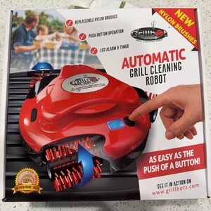 Grillbot Automatic Grill Cleaning Robot - Red